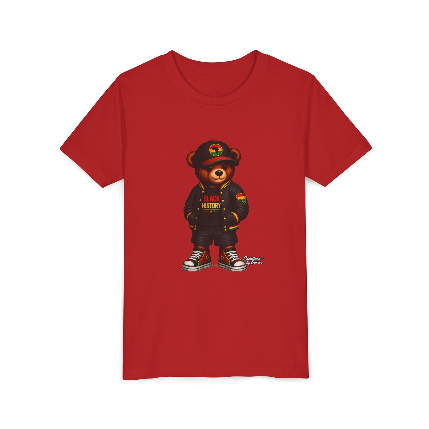 Kids 'Black History' Streetwear Bear Tee