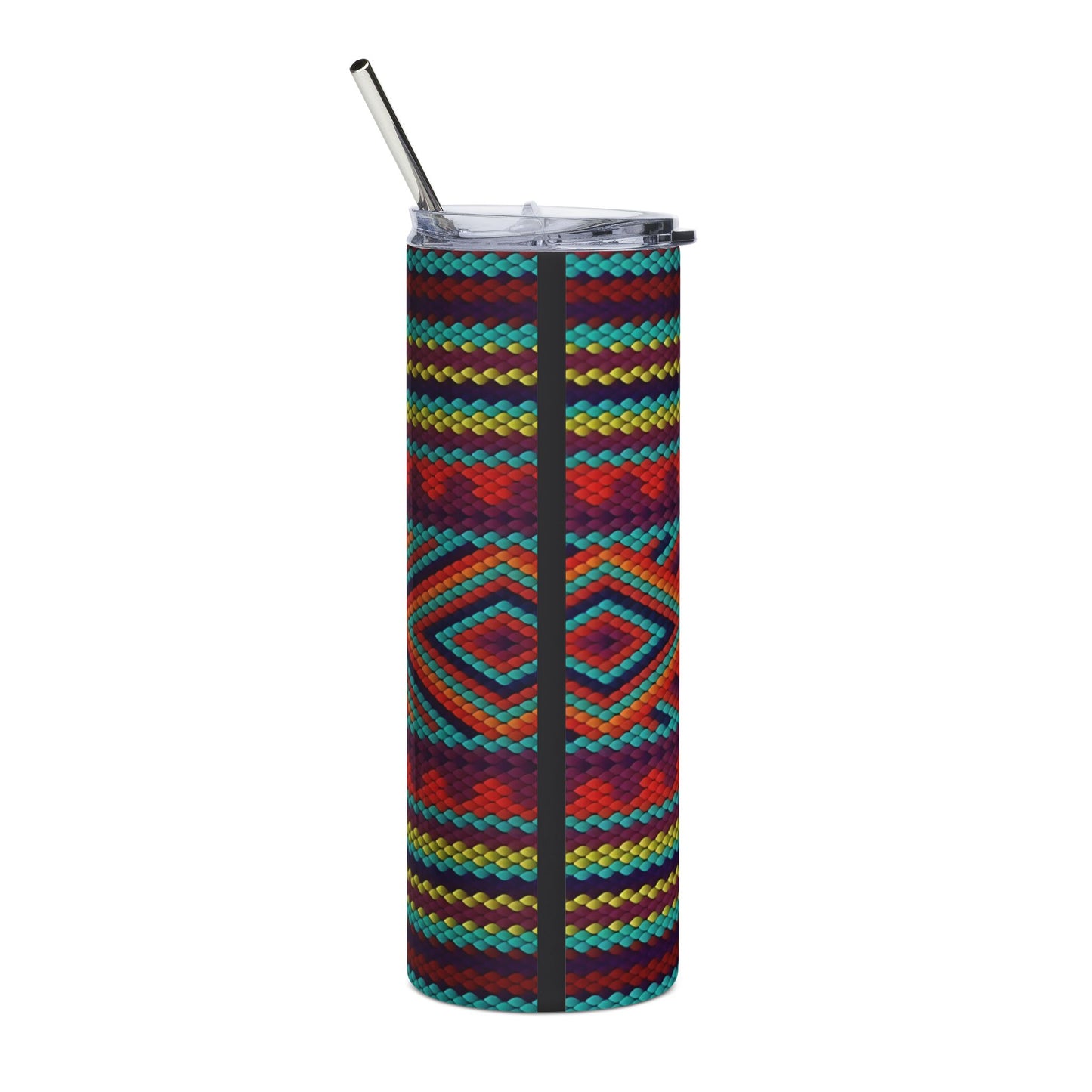 20oz Black Pride Stainless Steel Tumbler — "Never Apologize for Your Black" Insulated Cup