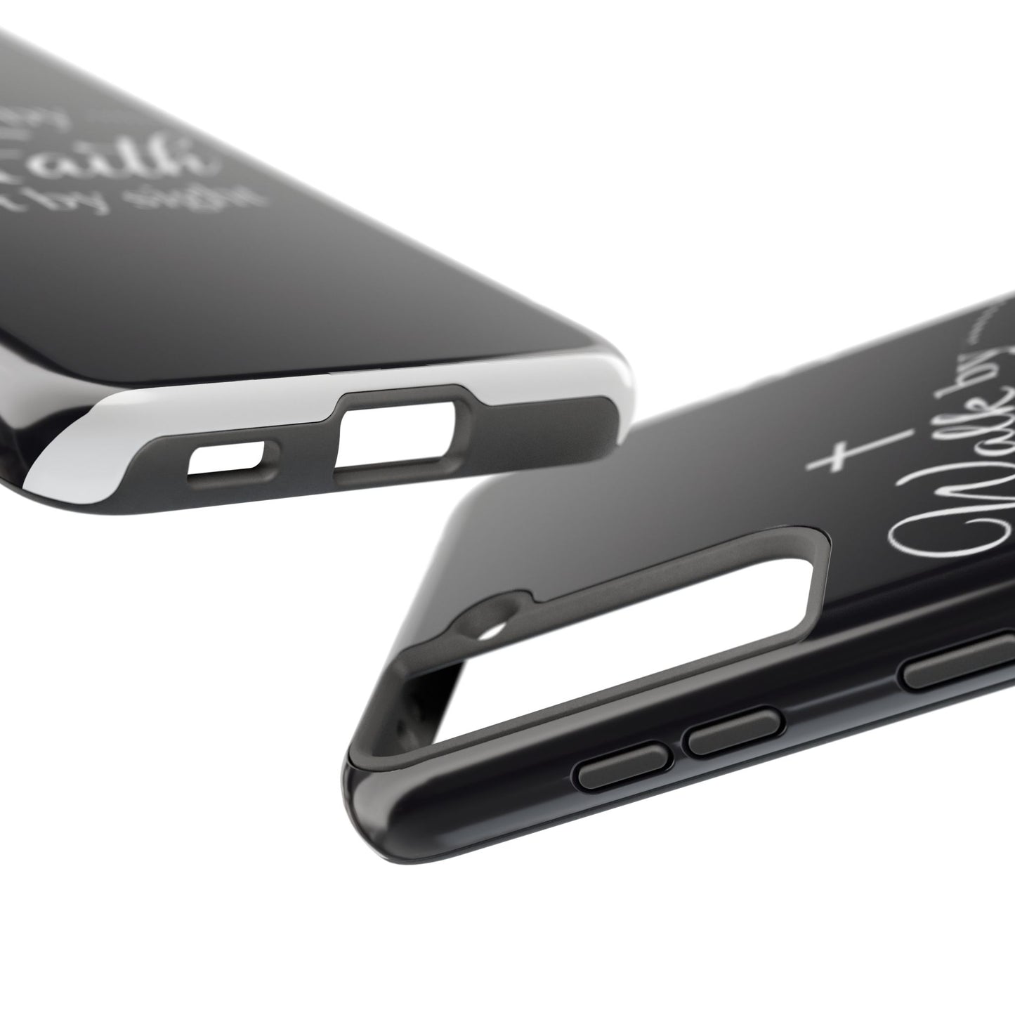 Walk by Faith Tough Phone Case – Christian Inspirational Scripture Design