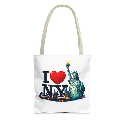 I  NY Statue of Liberty Tote Bag — New York City Souvenir Canvas Tote