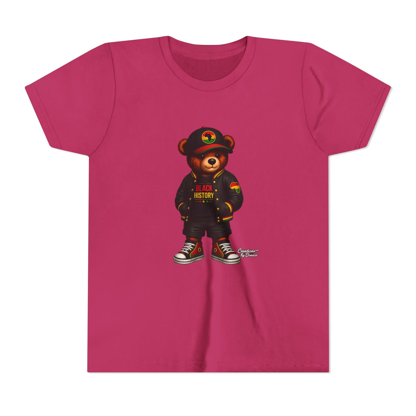 Kids 'Black History' Streetwear Bear Tee