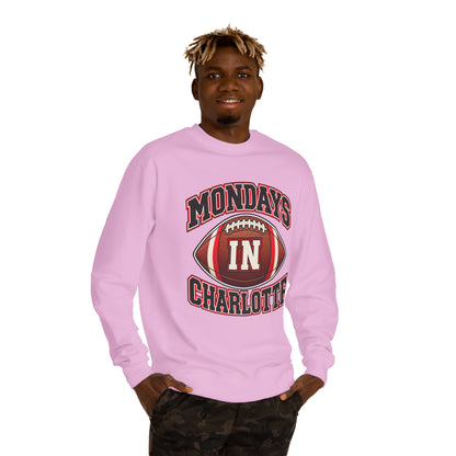 Mondays in Charlotte Football Sweatshirt