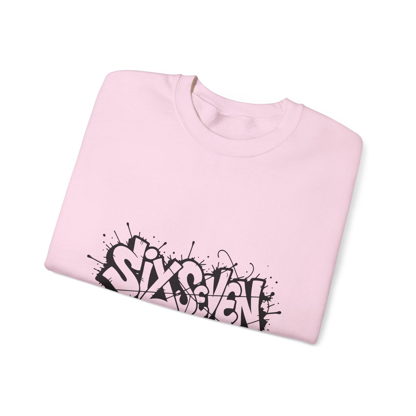 Graffiti 'Six Seven' Crewneck Sweatshirt