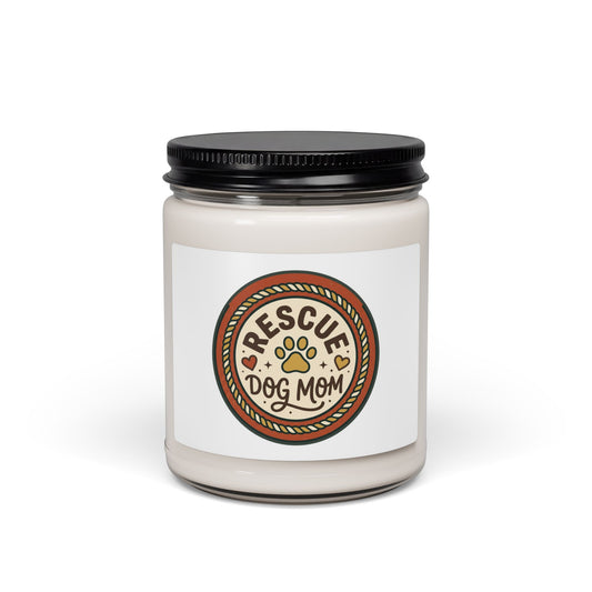Rescue Dog Mom Candle, Soy Jar Candle, Rescue Pride, Fur Baby