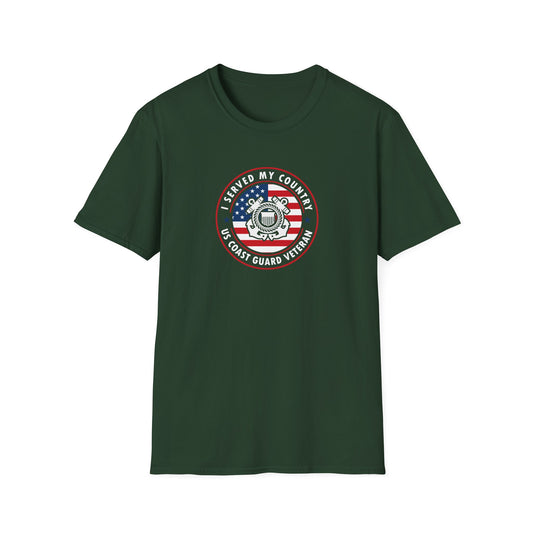 I Served My Country US Coast Guard Veteran T-Shirt
