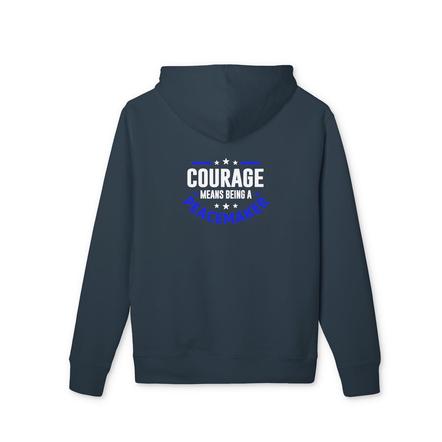 Courage Means Being a Backbreaker Hoodie — Motivational Graphic Pullover