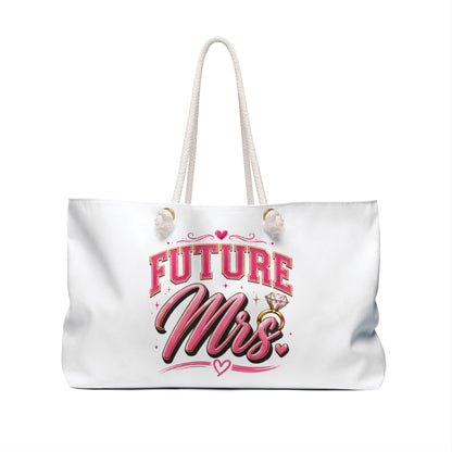 Future Mrs. Weekender Bag — Bachelorette Bridal Getaway Tote