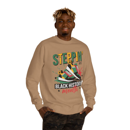 Steppin' Into Black History Month Sweatshirt
