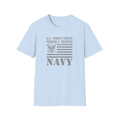 U.S. Armed Forces Proudly Served Navy T-Shirt