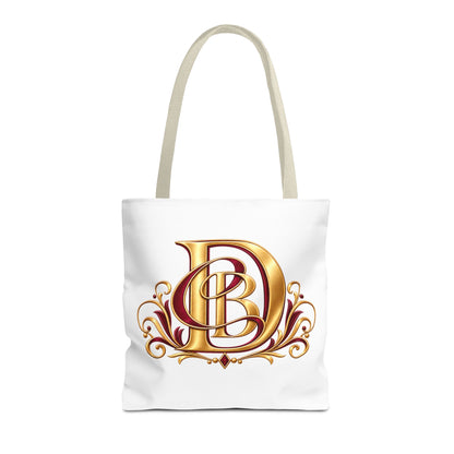 Monogram D Gold Ornate Tote Bag
