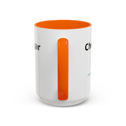 Accent Coffee Mug – 'Checking My Blood Sugar Like It's My Job' Diabetes Awareness Mug