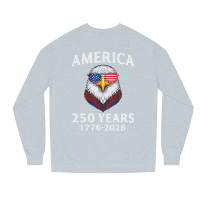 America 250 Years Sweatshirt — 1776–2026 Patriotic Eagle Crewneck