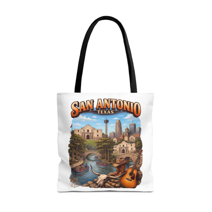 San Antonio Texas Tote Bag — Riverwalk Landmark Travel Souvenir