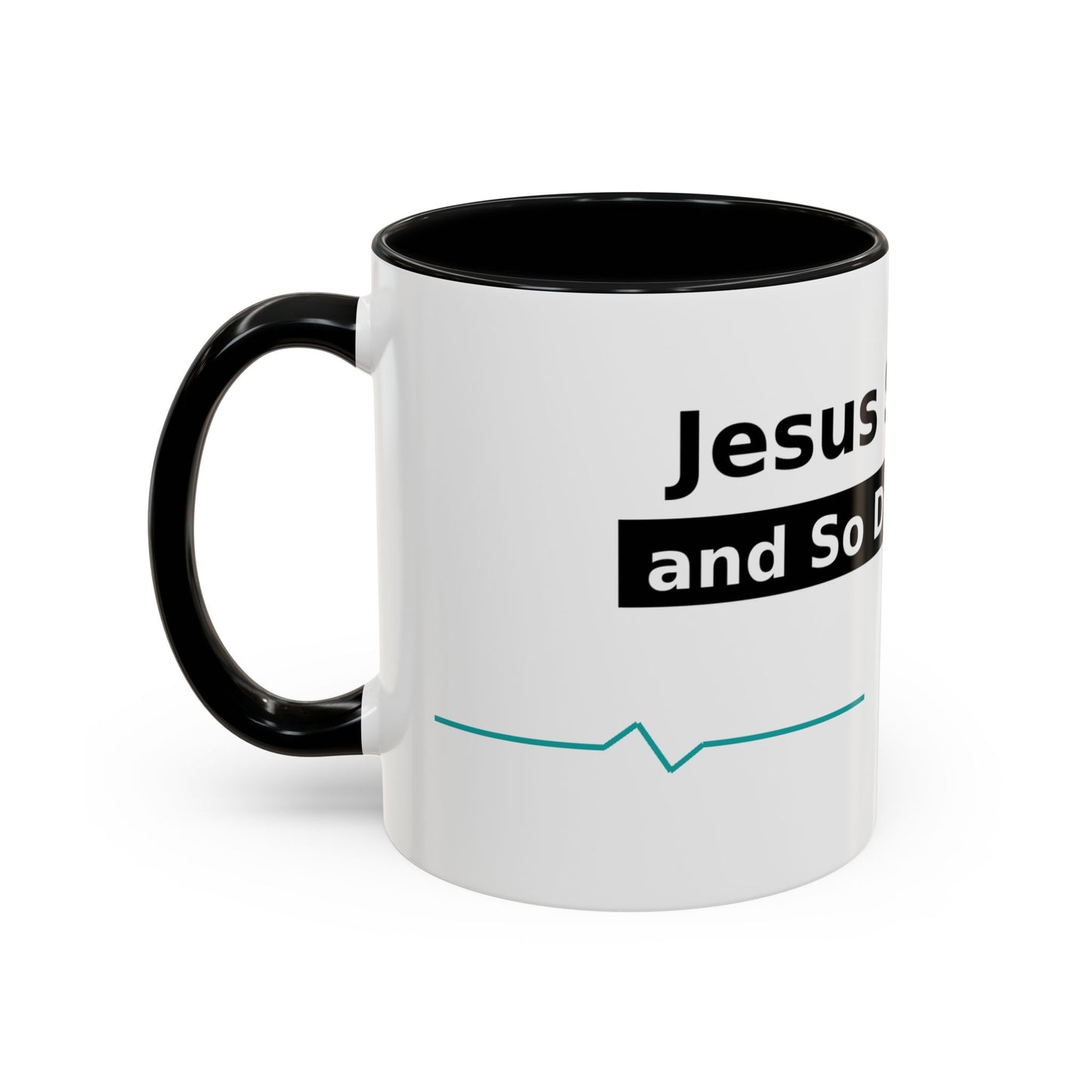Jesus Saves… and So Does Insulin - Faith & Diabetes Accent Coffee Mug (11/15 oz)