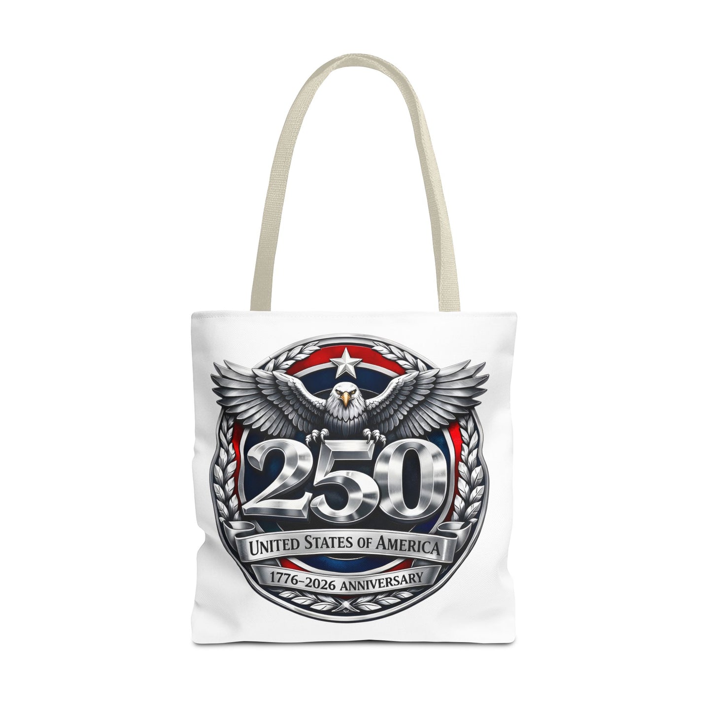 250th USA Anniversary Tote Bag — Patriotic Eagle 1776–2026 Commemorative Tote