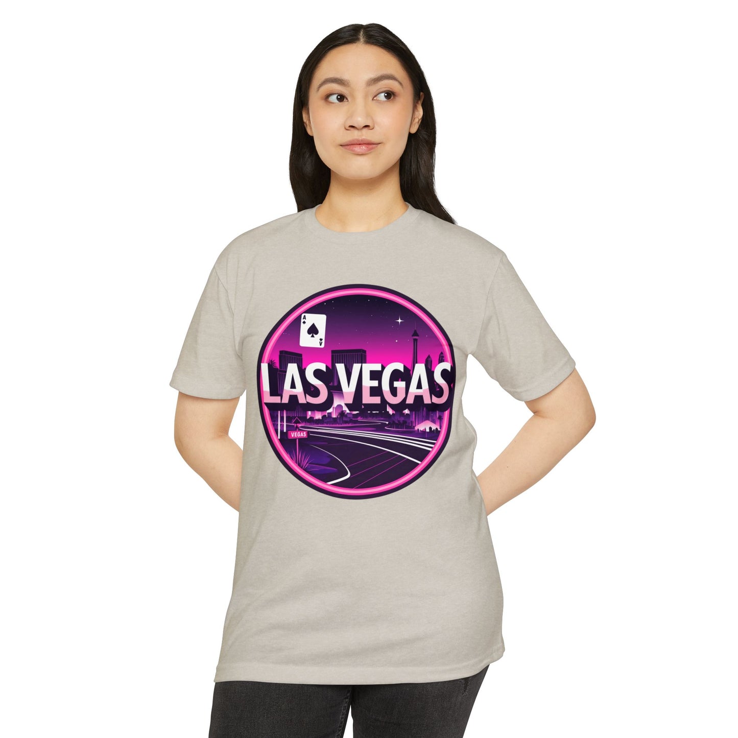 Las Vegas Retro Night Skyline T-Shirt