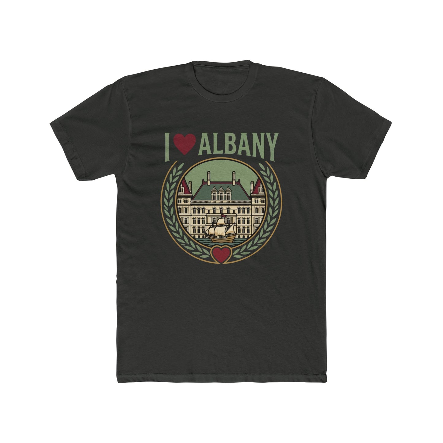I  Albany T‑Shirt — Vintage Capitol Building City Pride Tee