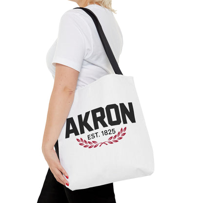 Akron Est. 1825 Tote Bag — City Pride Canvas Tote