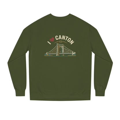 I  Canton Crewneck Sweatshirt — Canton Bridge Graphic Pullover
