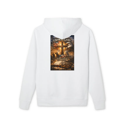 Under God Cross Hoodie — Christian Faith Inspirational Pullover