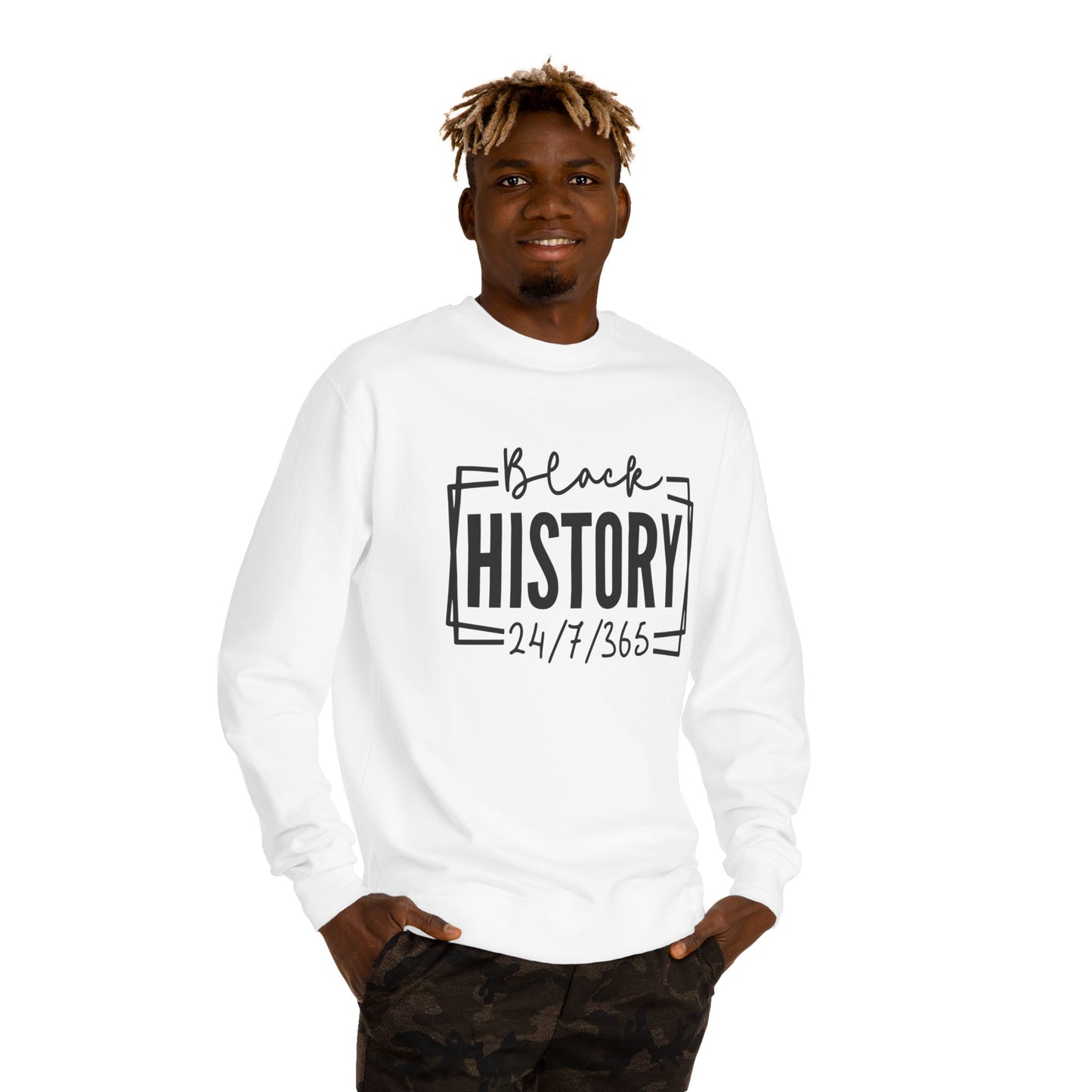 Black History 24/7/365 Crewneck Sweatshirt