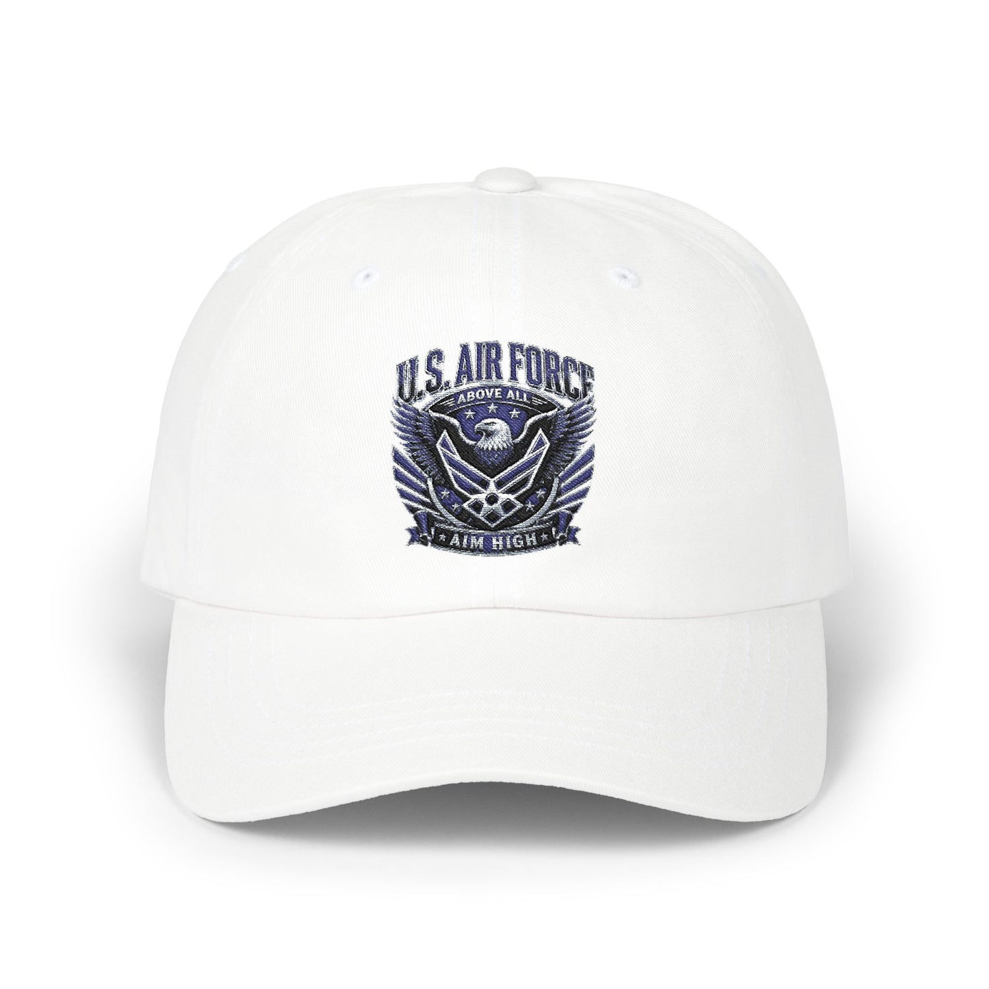 U.S. Air Force Dad Cap — Embroidered Military Logo Baseball Hat