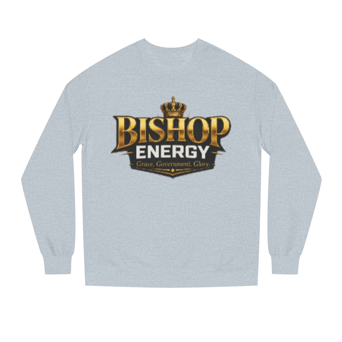 Bishop Energy Crewneck Sweatshirt — Gold Crown Logo Streetwear