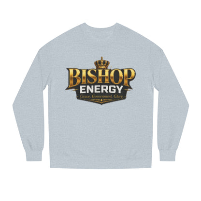 Bishop Energy Crewneck Sweatshirt — Gold Crown Logo Streetwear