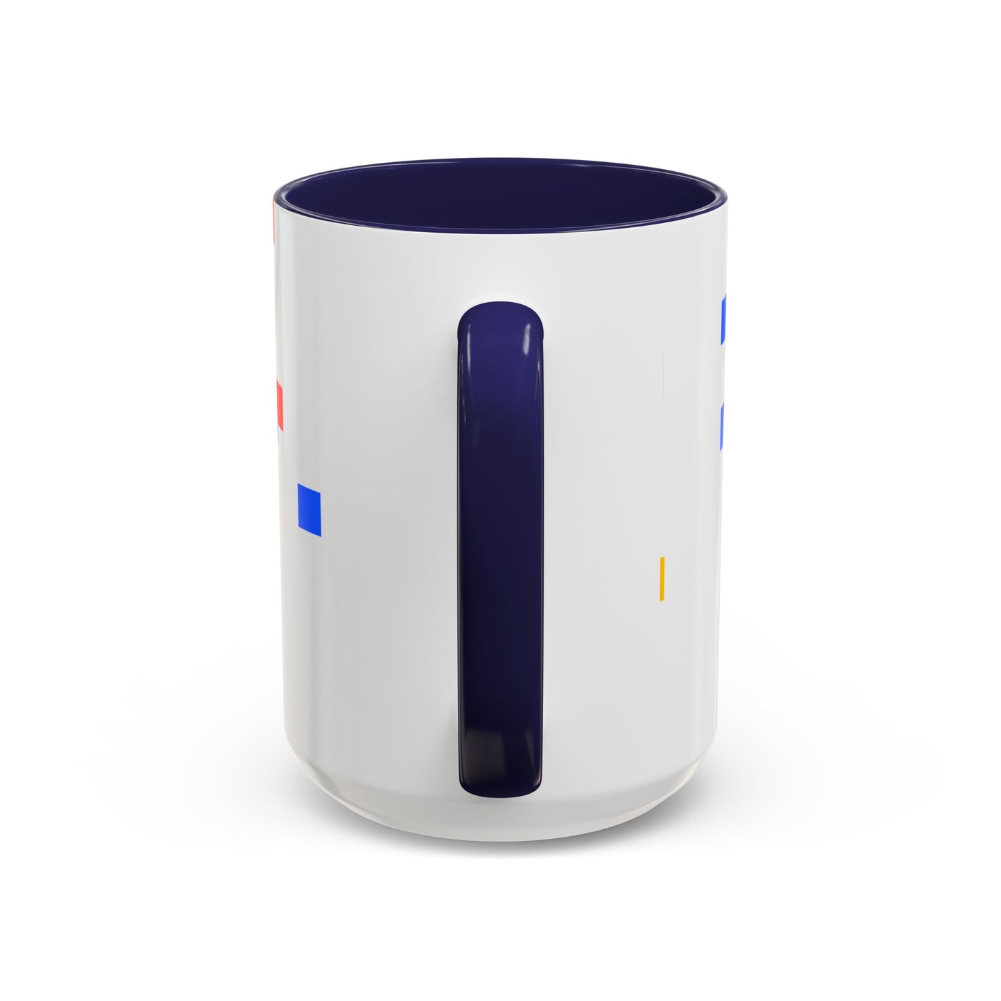 Autism Acceptance Accent Coffee Mug – Colorful Puzzle Square Design (11/15 oz)