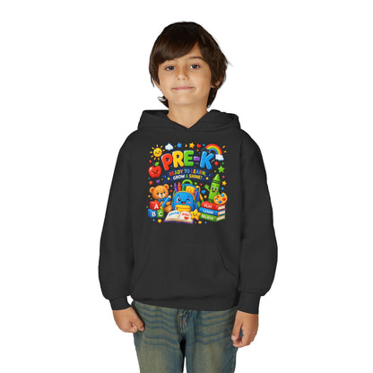 Pre-K Ready to Learn Youth Hoodie – Cute Back-to-School Preschool Sweatshirt