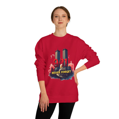 9/11 Never Forget Sweatshirt — Twin Towers Memorial Crewneck