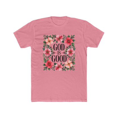 God Is Good Floral T-Shirt — Christian Faith Tee