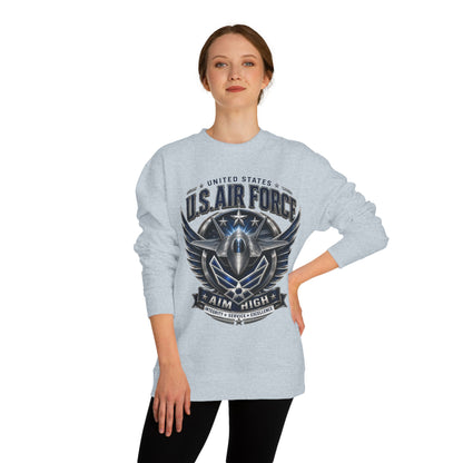 U.S. Air Force 'Aim High' Crewneck Sweatshirt — Military Aviation Graphic