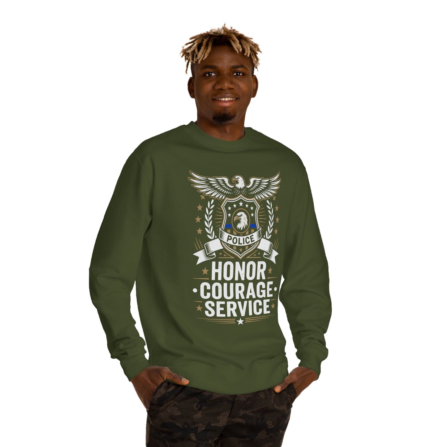Police Honor Courage Service Sweatshirt