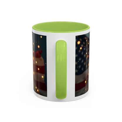 250 Years Commemorative Coffee Mug — Patriotic Eagle & American Flag Accent (11/15oz)