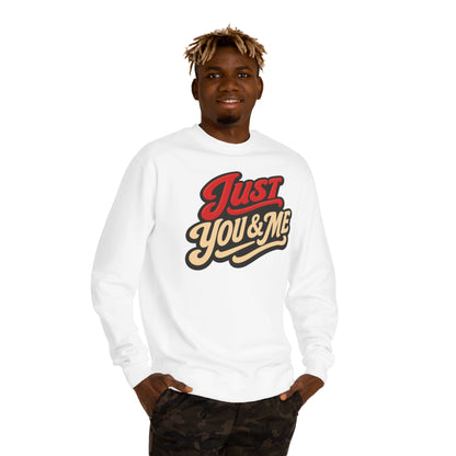 Just You & Me Sweatshirt – Retro Couples Crewneck