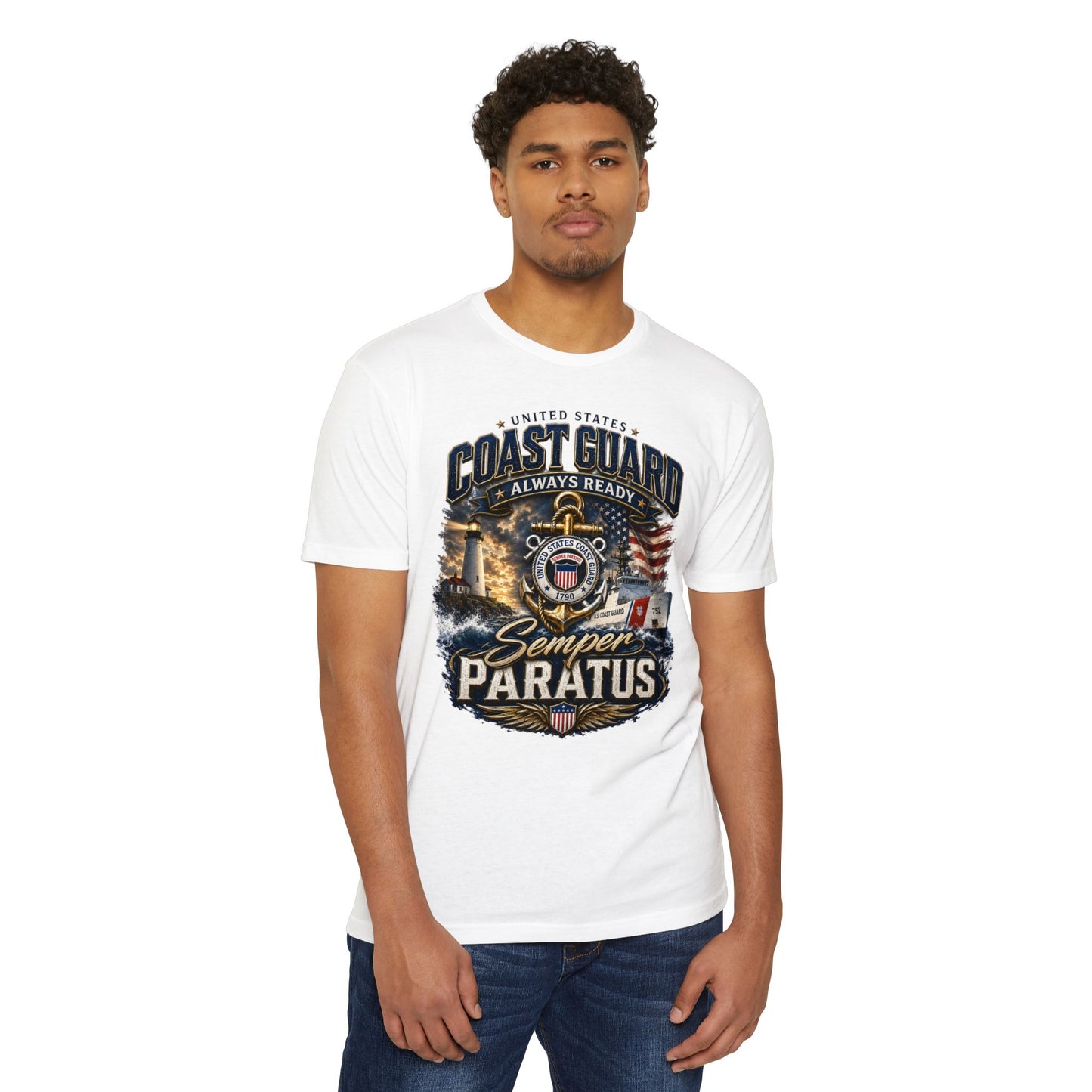 Coast Guard Semper Paratus T-Shirt – U.S. Coast Guard Veteran Tee