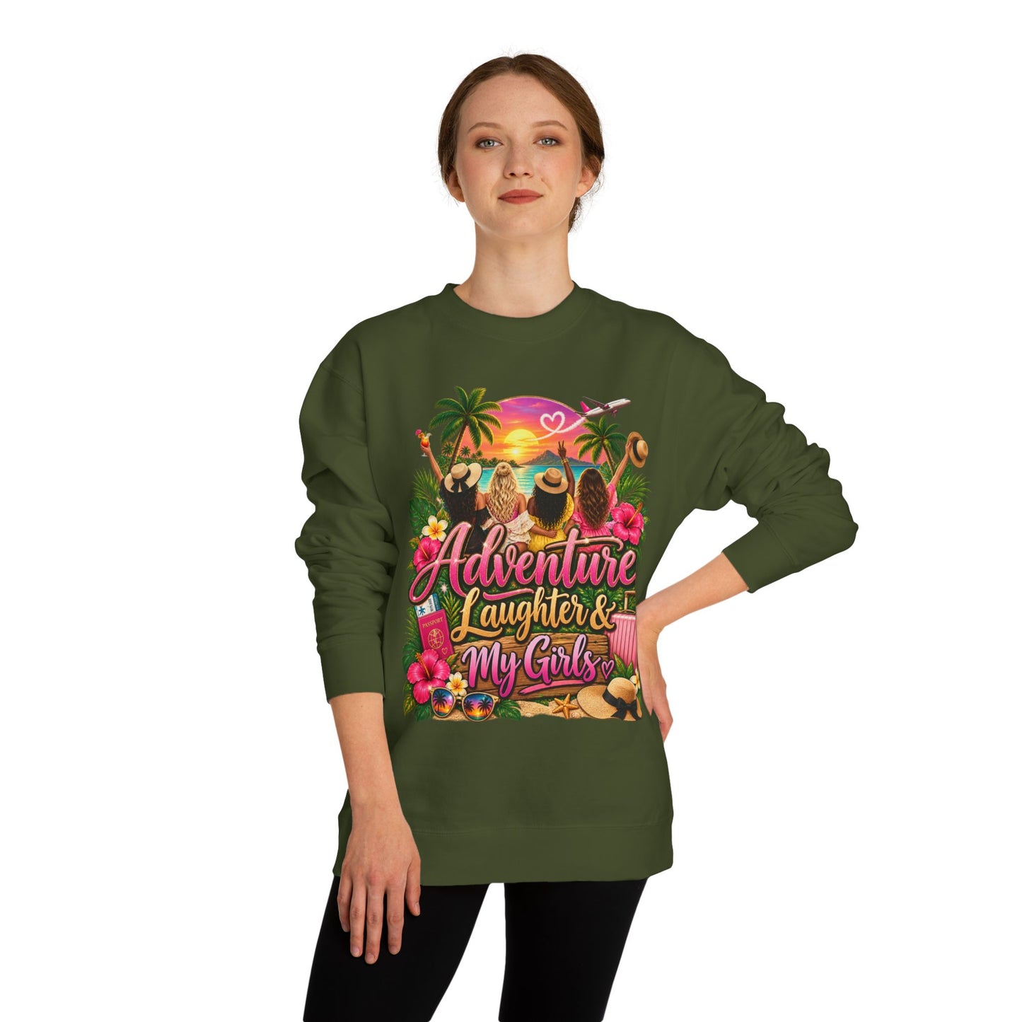 Adventure, Laughter & My Girls Crewneck