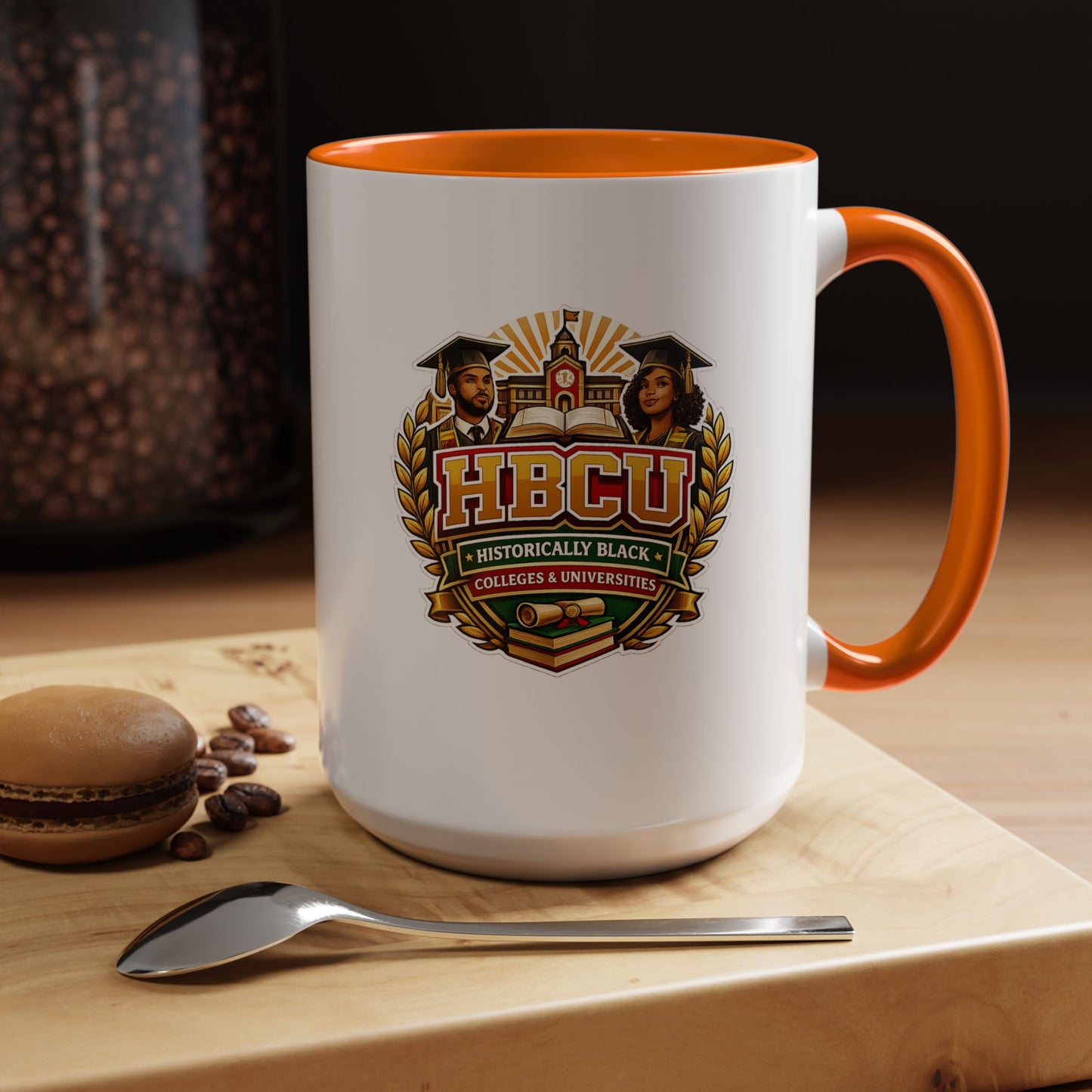 HBCU Pride Accent Coffee Mug — Historically Black Colleges & Universities Graduation Gift