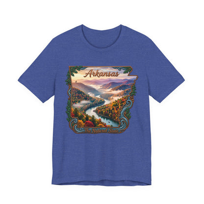 Arkansas Scenic River Tee — The Natural State Retro Landscape T-Shirt