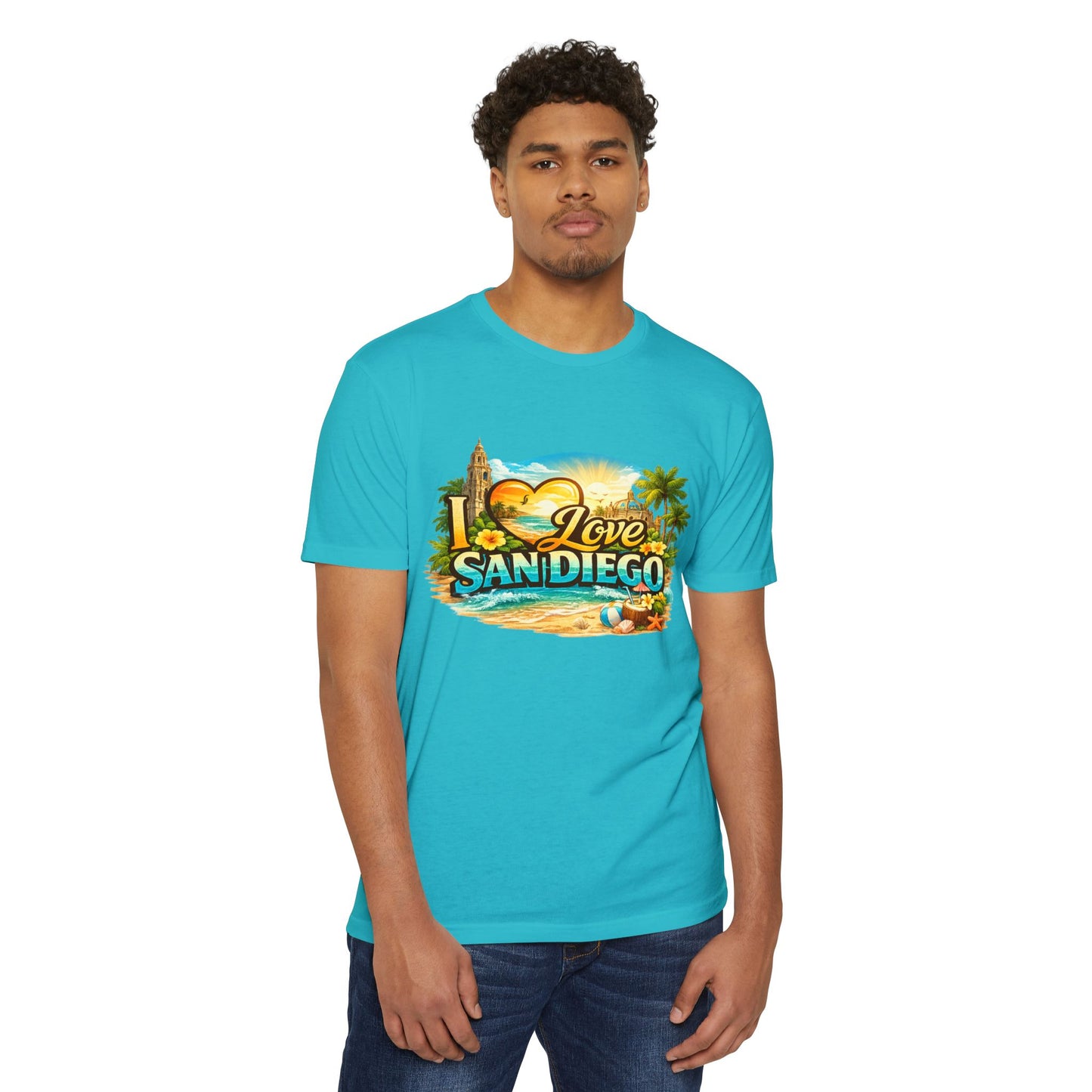 I Love San Diego T-Shirt — Vintage Beach Vacation Tee