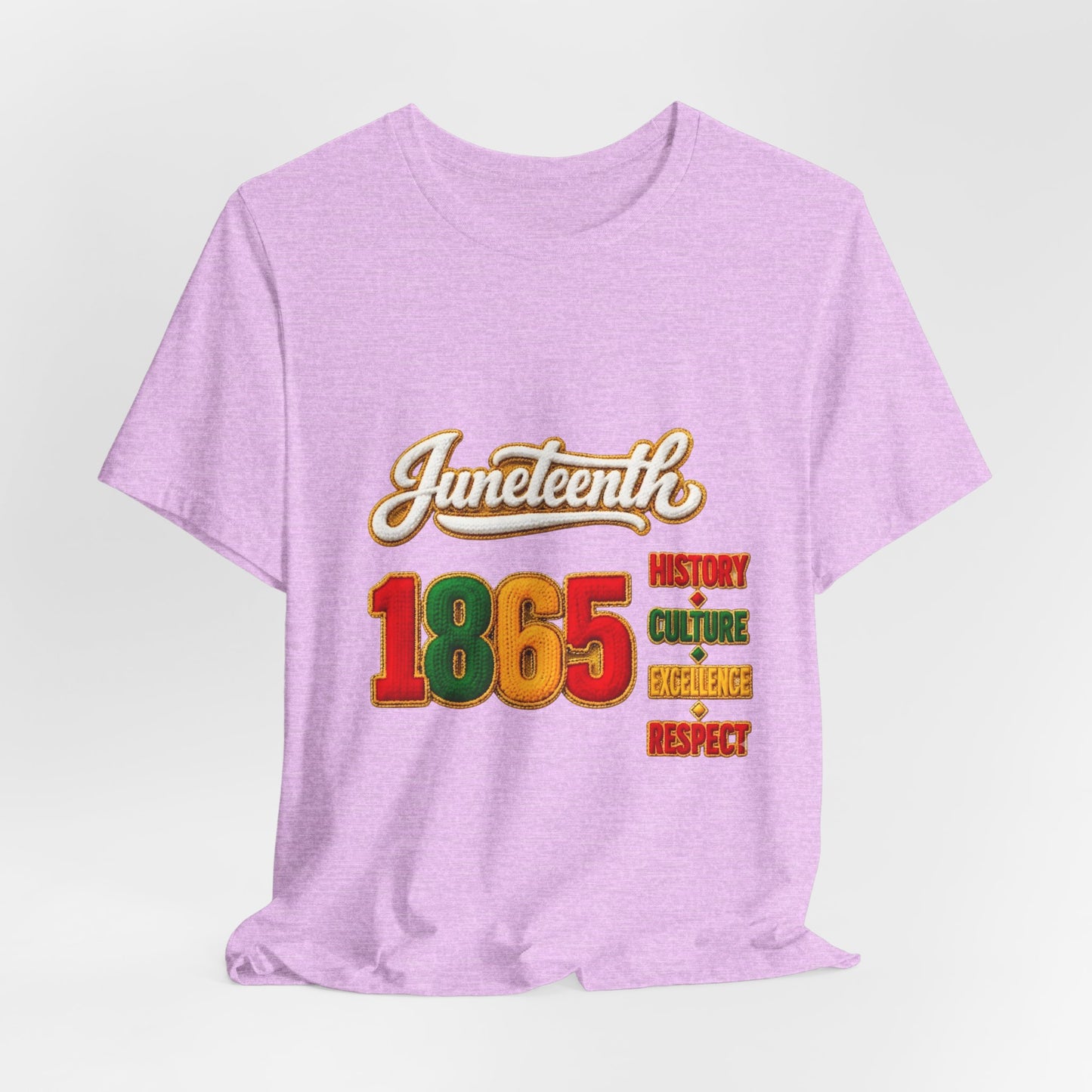 Juneteenth 1865 Tee — History • Culture • Excellence • Respect T-Shirt