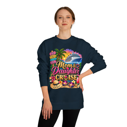 Mom & Daughter Cruise Sweatshirt — Tropical Vacation Cruise Crewneck