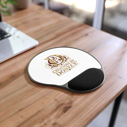 Creations By Donece Logo Ergonomic Mouse Pad with Wrist Rest