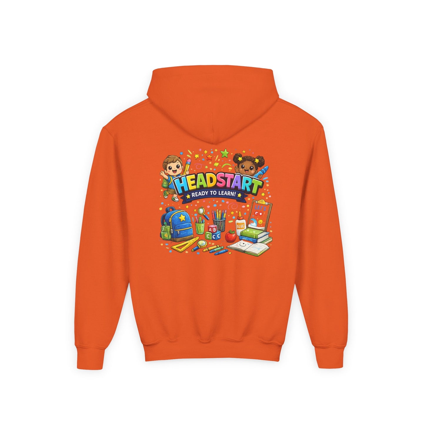 Head Start Kids Hoodie – 'Ready to Learn' Back-to-School Youth Sweatshirt