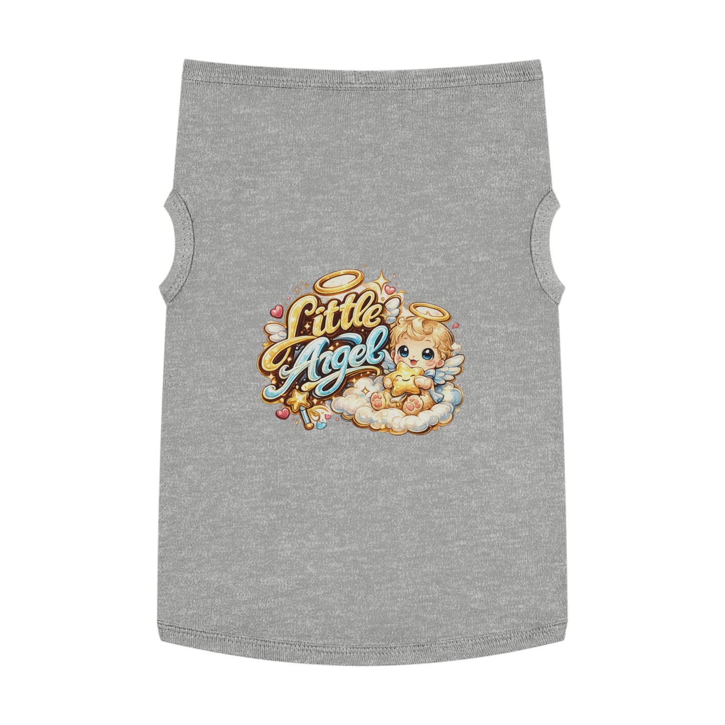 Little Angel Pet Tank Top — Cute Angel Puppy & Kitten Shirt for Small Dogs and Cats
