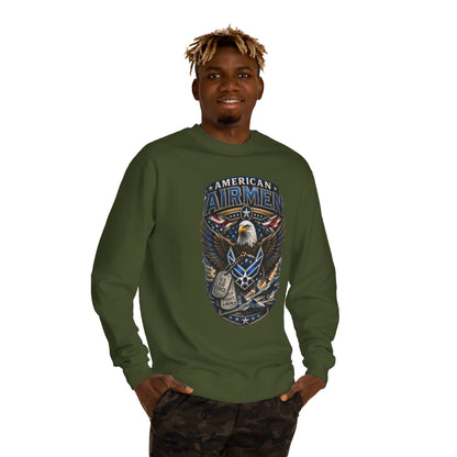 American Airmen Eagle Sweatshirt — Patriotic Air Force Crewneck