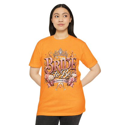 Bride to Be T-Shirt — Floral Crown Bachelorette Tee