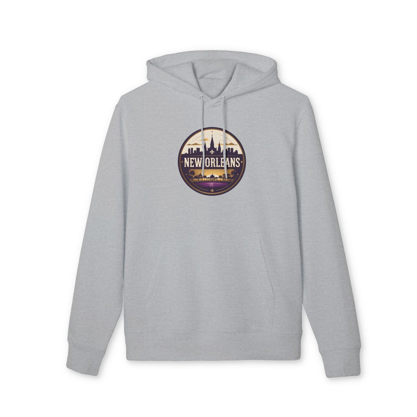 New Orleans Skyline Hoodie — Vintage Crescent City Travel Pullover