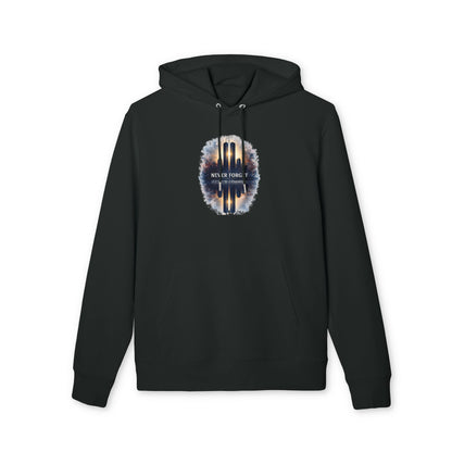 9/11 Memorial Hoodie — "Never Forget" Twin Towers Tribute